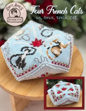 Four French Cats – Biscornu by Dirty Annies Southern Style