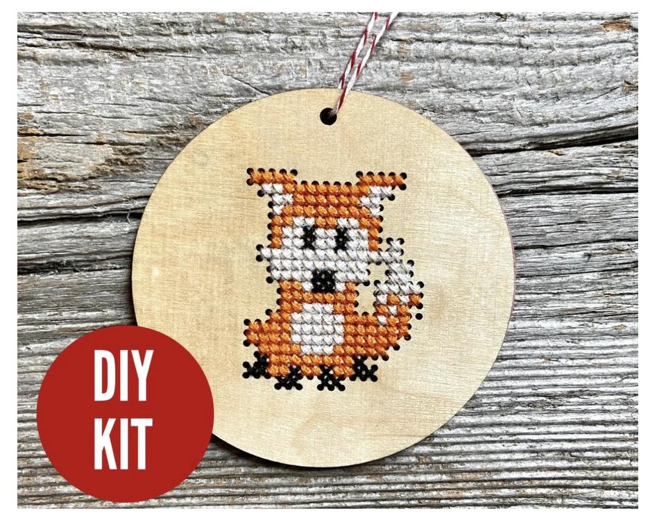 Frankie Fox Ornament Kit  | Canadian Stitchery