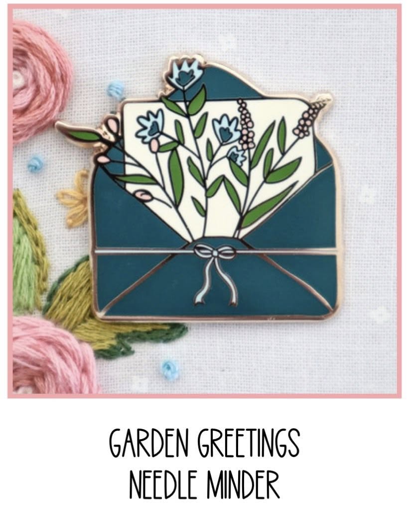 Garden Greetings Needle Minder | Flamingo Toes