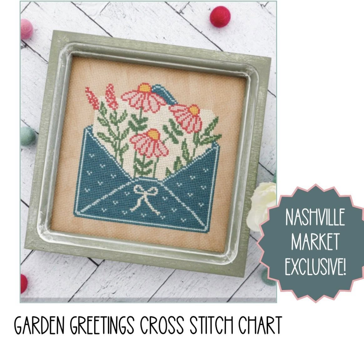 Garden Greetings chart | Flamingo Toes