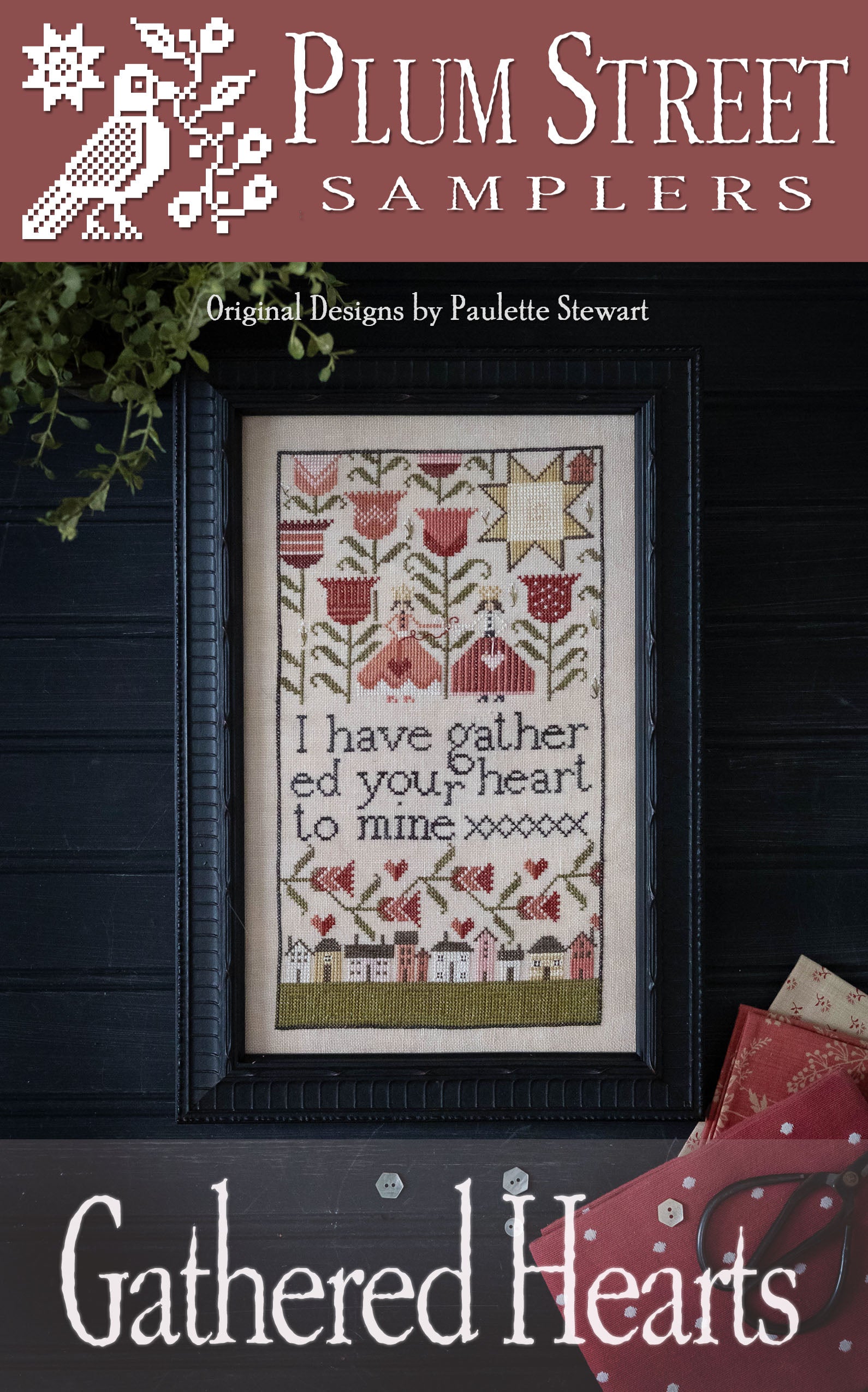 Gathered Hearts (#1073) | Plum Street Samplers