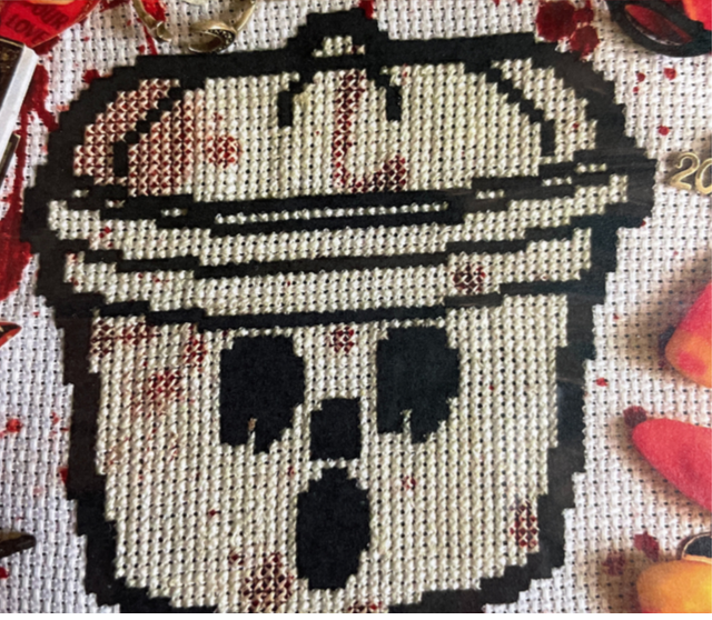 Halloween Buckets - Ghost | Barefoot Needleart