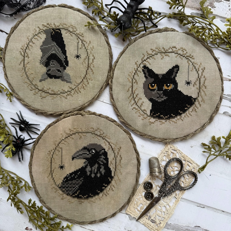 Halloween Animals Trio | puntinipuntini