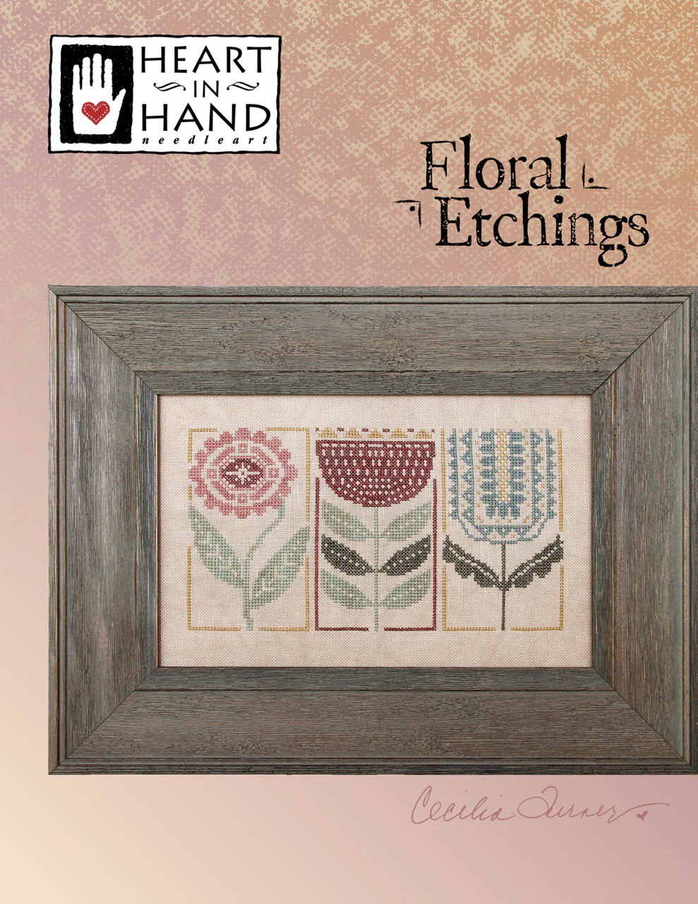 Floral Etchings (#319) | Heart in Hand