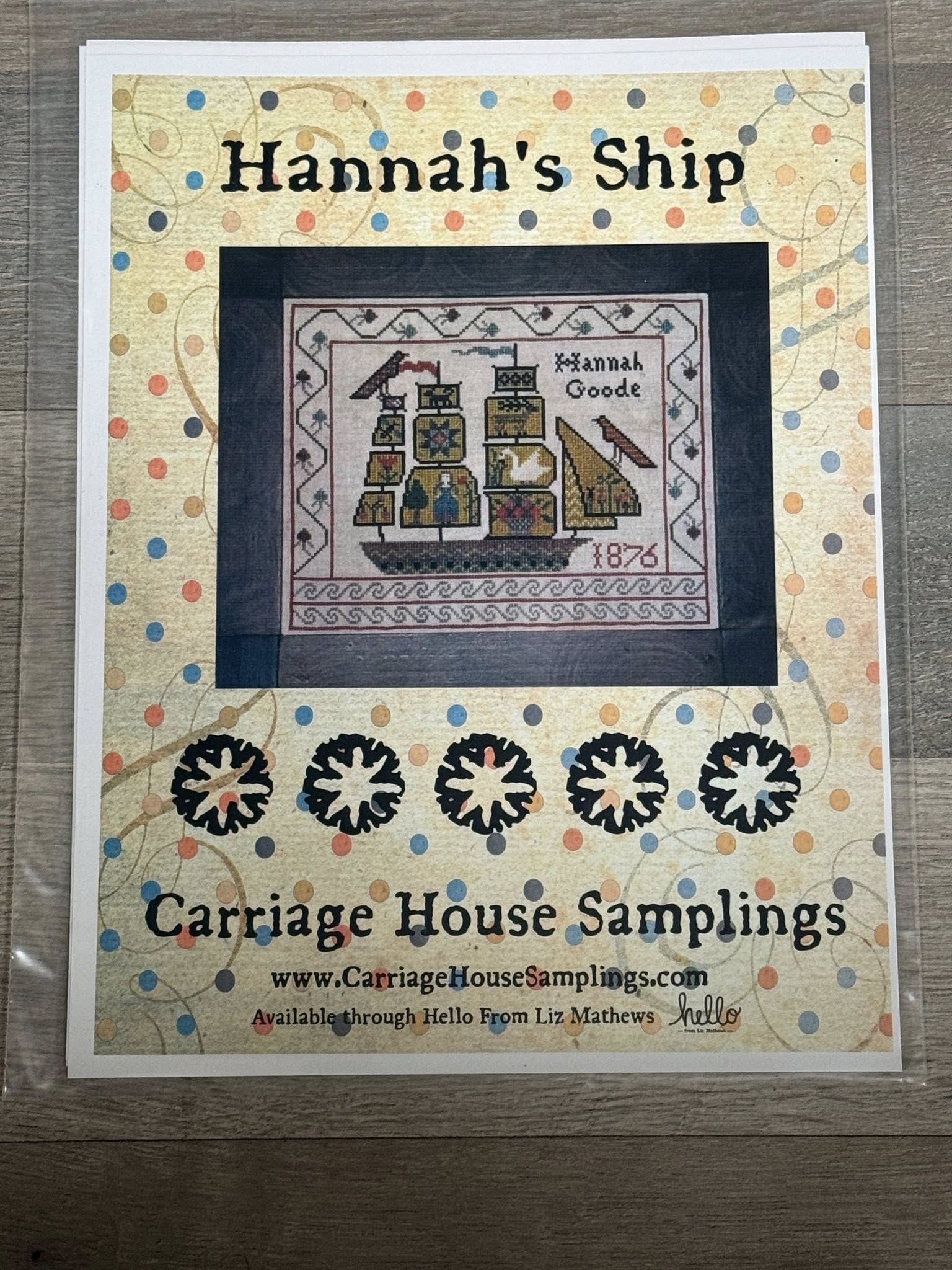 Hannah's Ship (#1058) | Carriage House Samplings