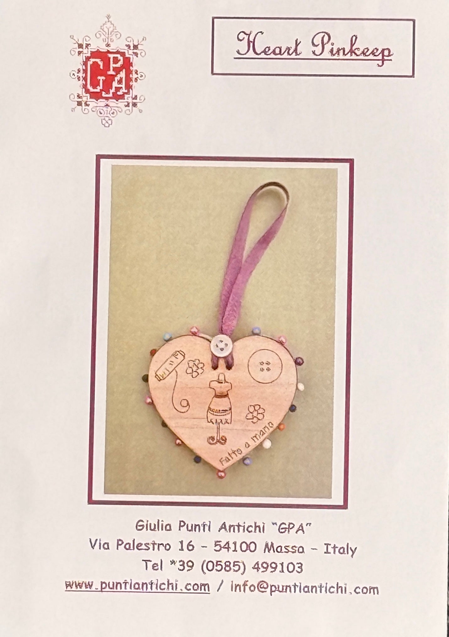 Heart Pinkeep | Guilia Punti Antichi