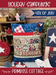 Holiday Samplings: 4th of July | Primrose Cottage Stitches