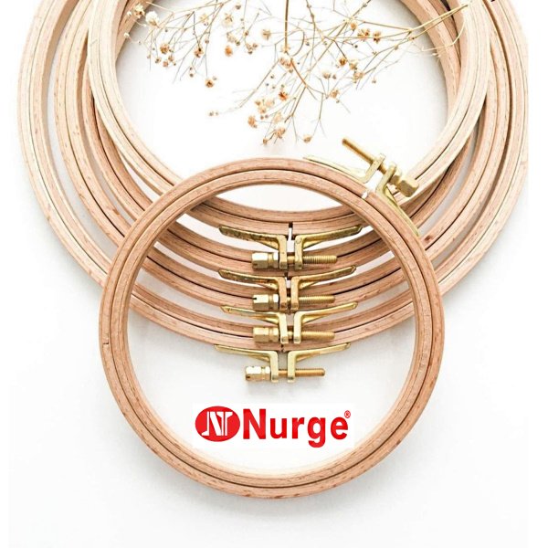 Nurge Beechwood Embroidery Hoop 16mm 100mm ( 3.94")  110-1