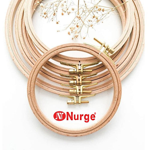 Nurge Beechwood Embroidery Hoop 16mm 100mm ( 3.94")  110-1