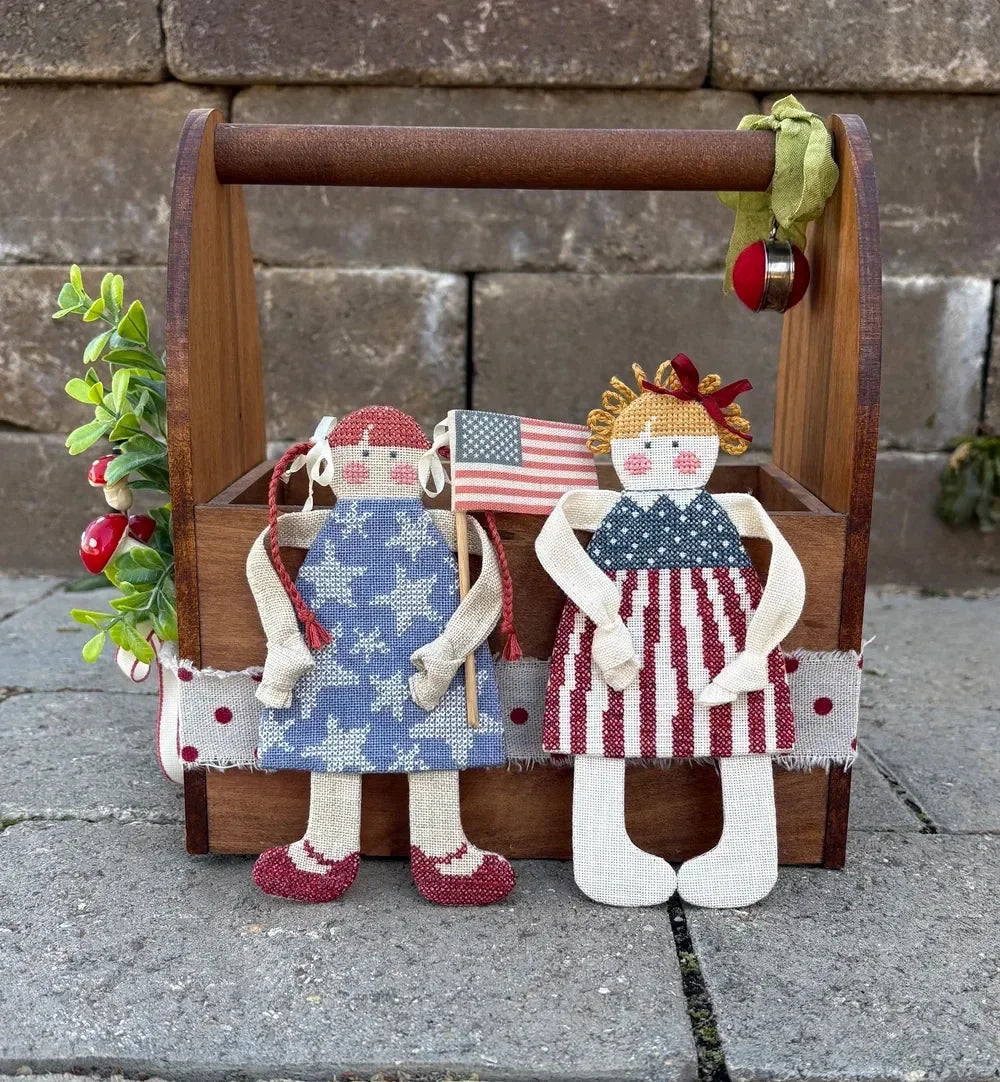 Stitchy Folk - Betsy & Martha | Under the Garden Moon