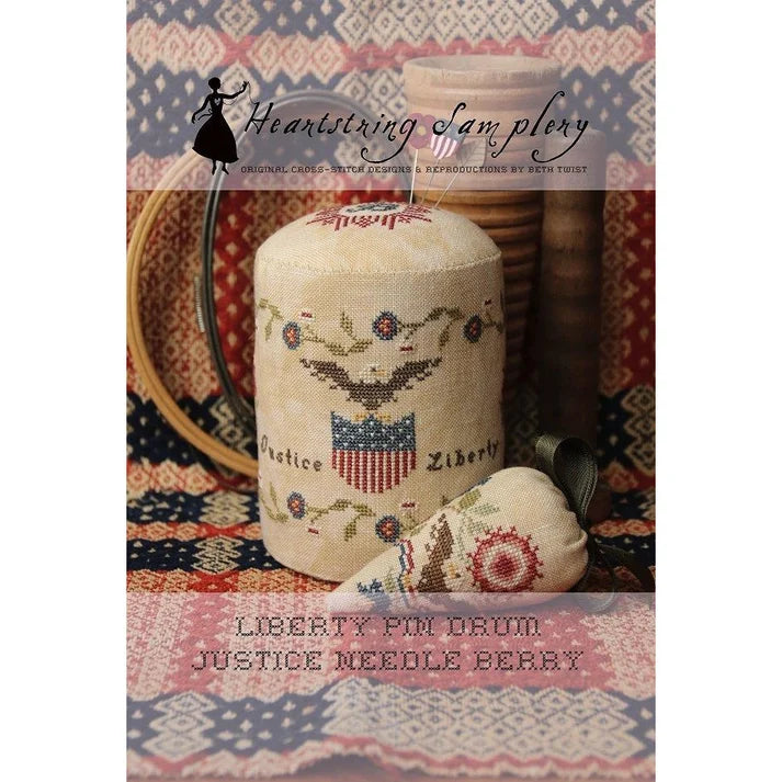 Liberty Pin Drum & Needle Berries (#966) | Heartstring Samplery