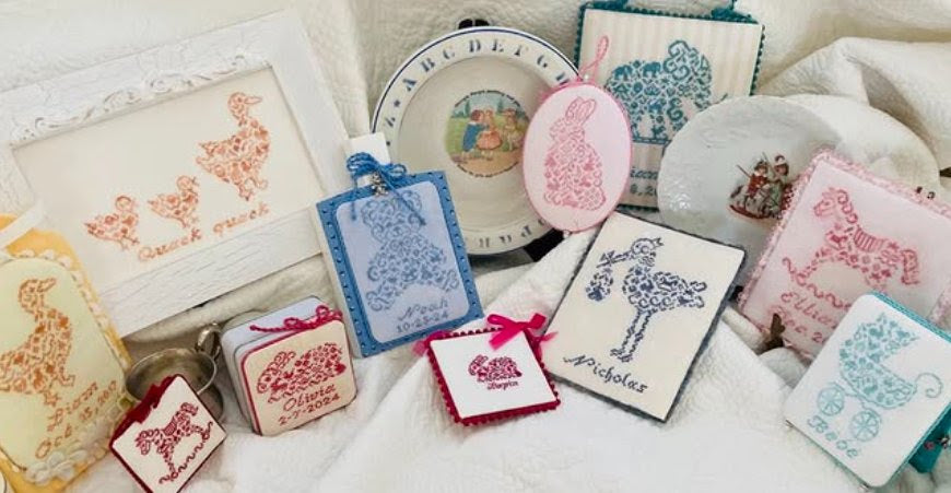 French Baby Samplers | JBW Designs