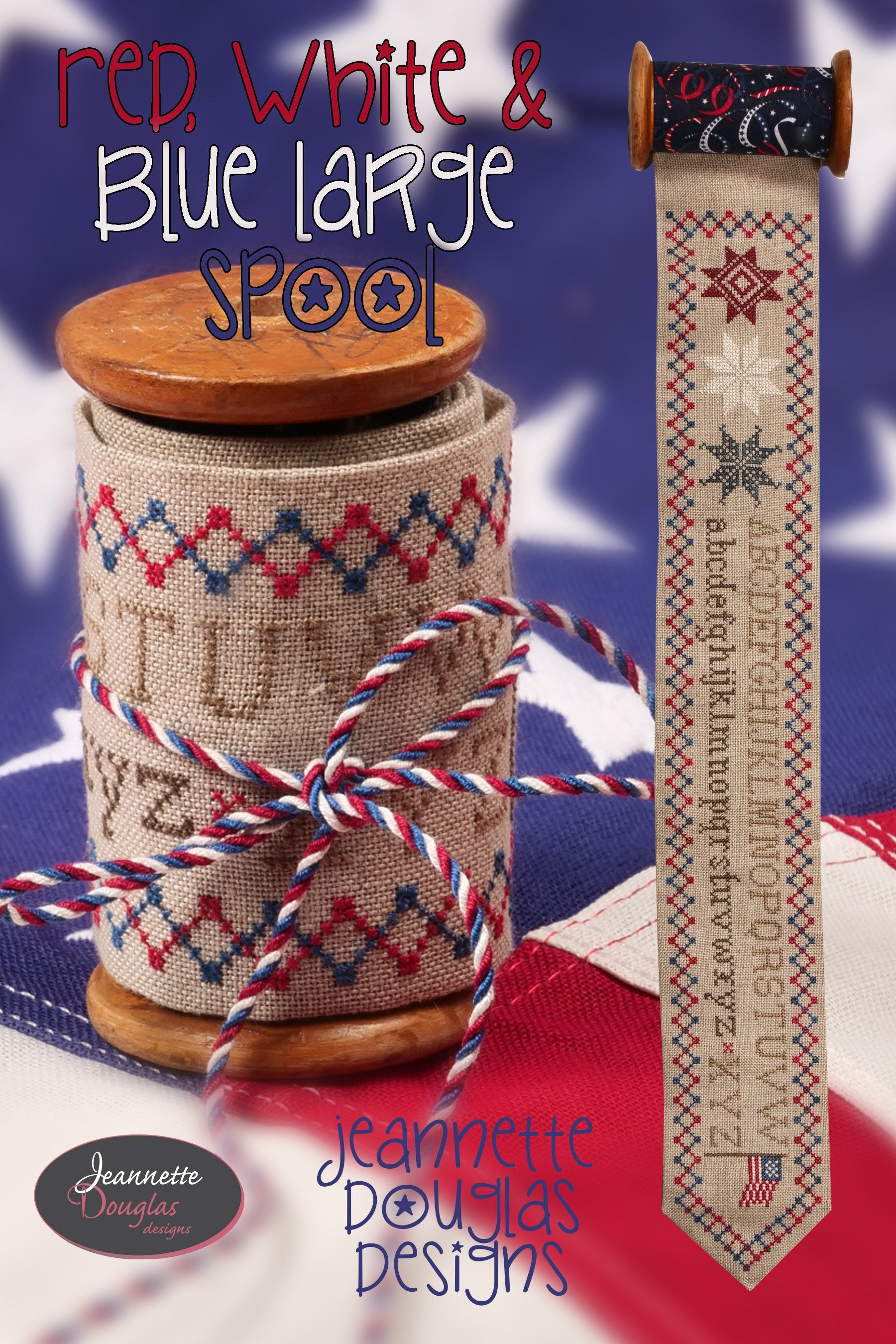 Red, White & Blue Large Spool | Jeannette Douglas