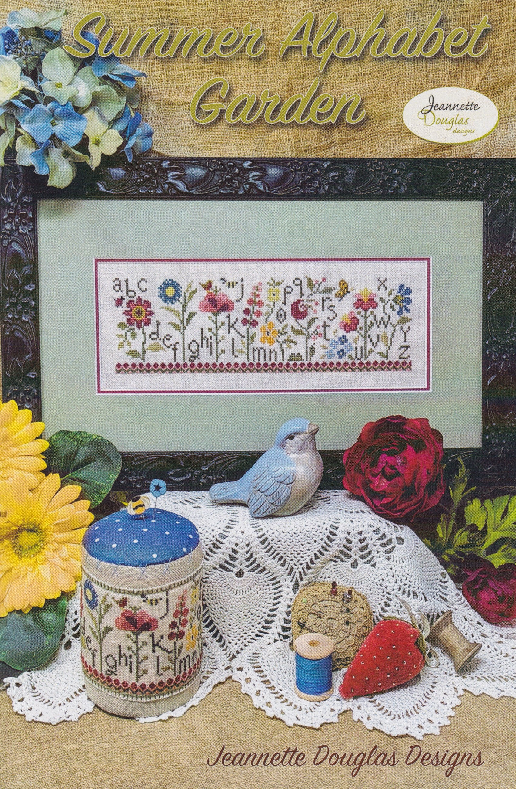 Summer Alphabet Garden | Jeannette Douglas Designs