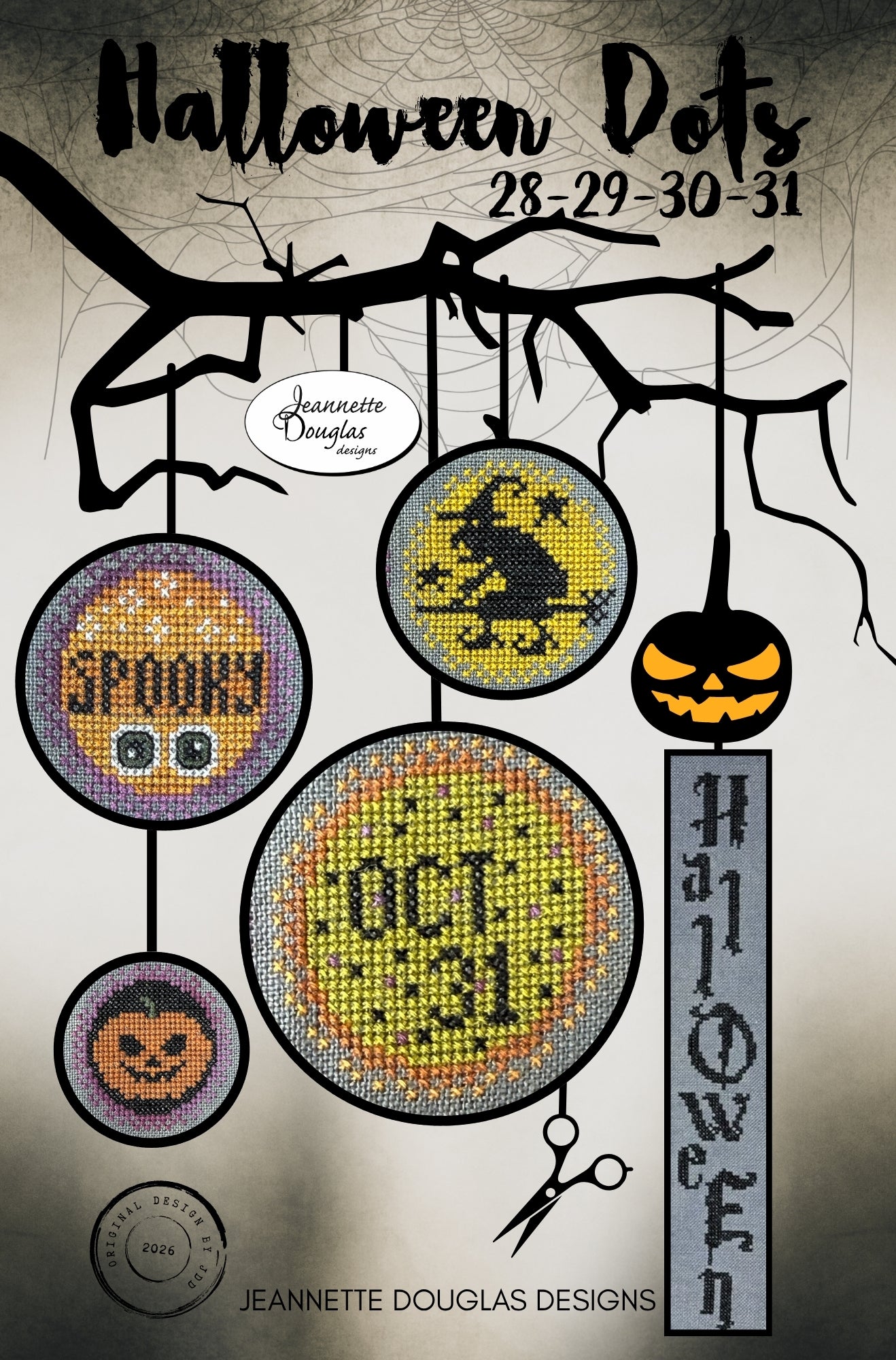 Halloween Dots 28-29-30-31 | Jeannette Douglas Designs