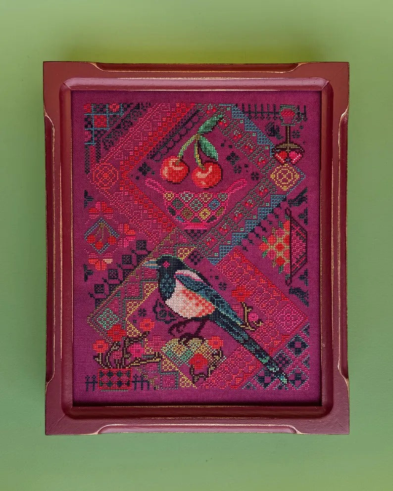 Cherry Magpie | JEDxStitch