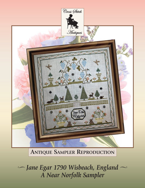 Jane Egar 1790 a Near Norfolk | Cross Stitch Antiques
