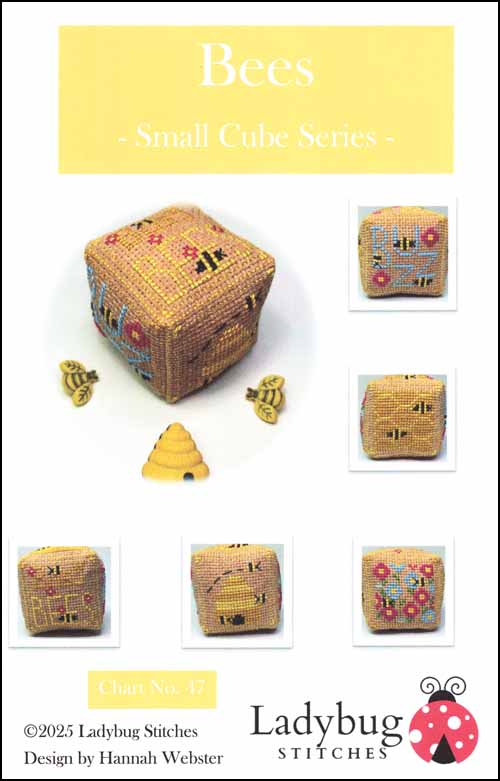 Bees - Small Cube Series | Ladybug Stitches