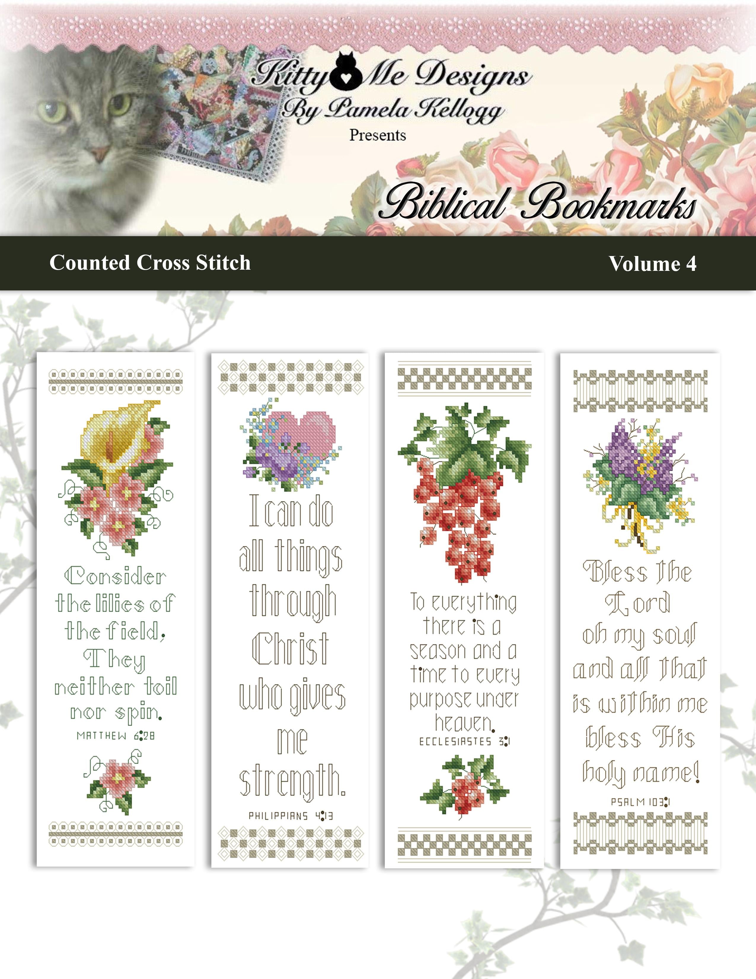 Biblical Bookmarks Volume 4 | Kitty and Me Designs