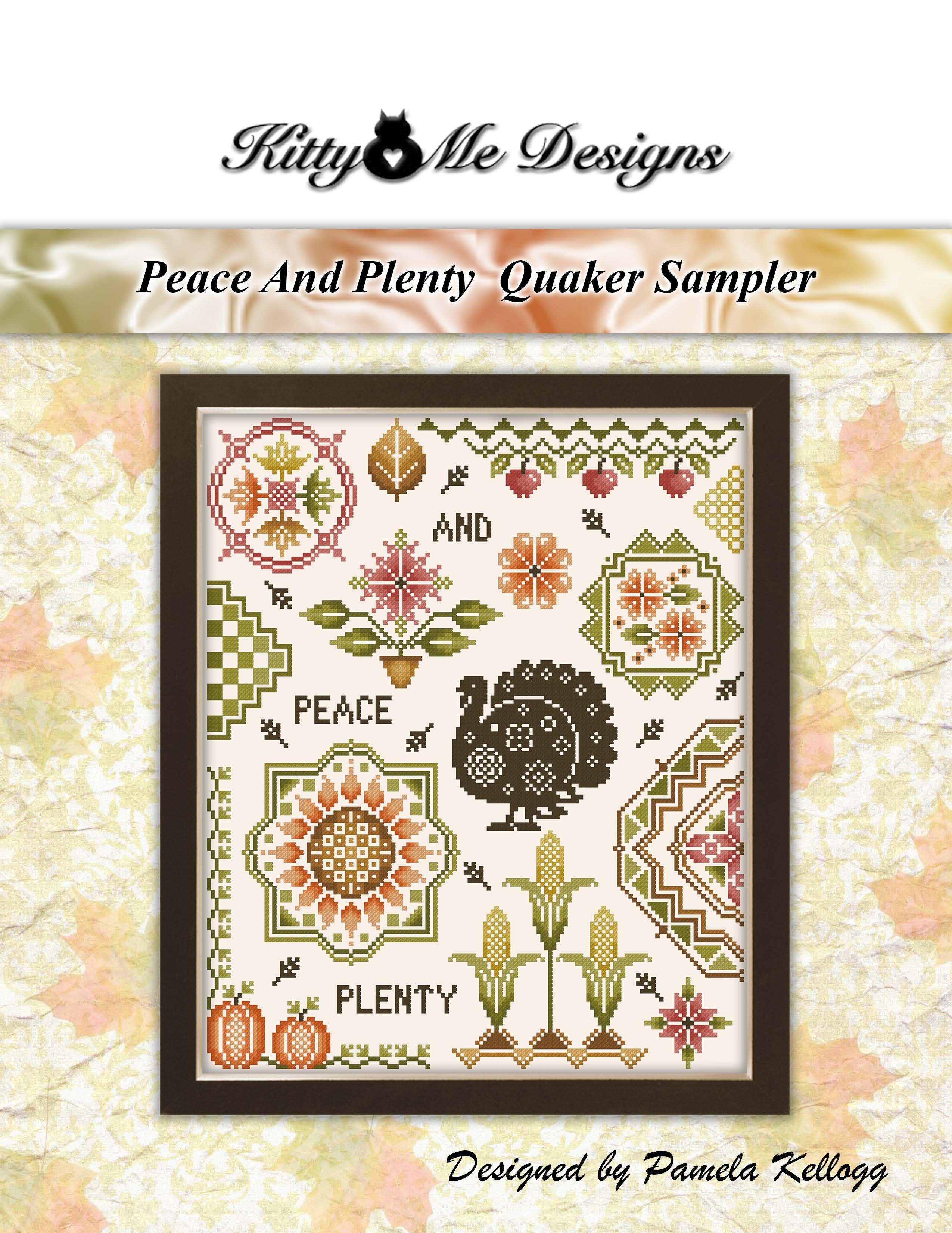 Peace and Plenty Quaker Sampler | Kitty & Me Designs