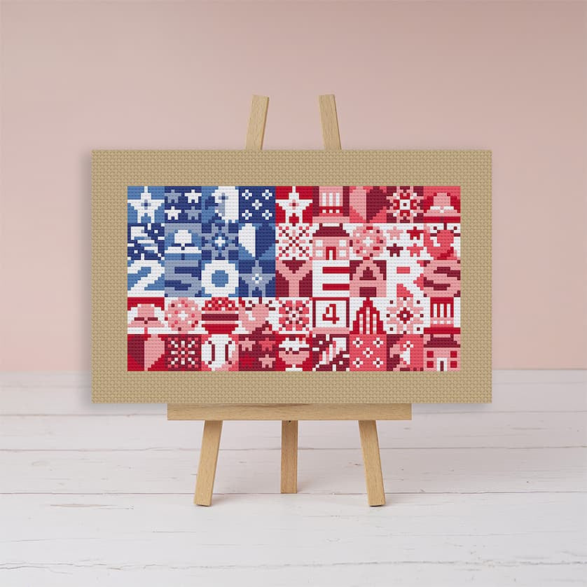 Liberty Stitches (Market Exclusive) | Caterpillar Cross Stitch