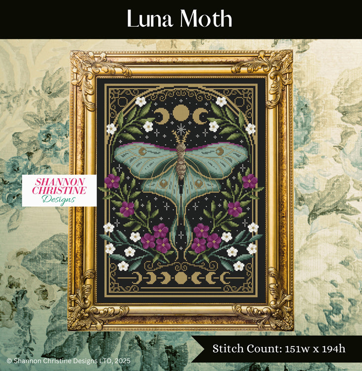 Luna Moth | Shannon Christine Designs