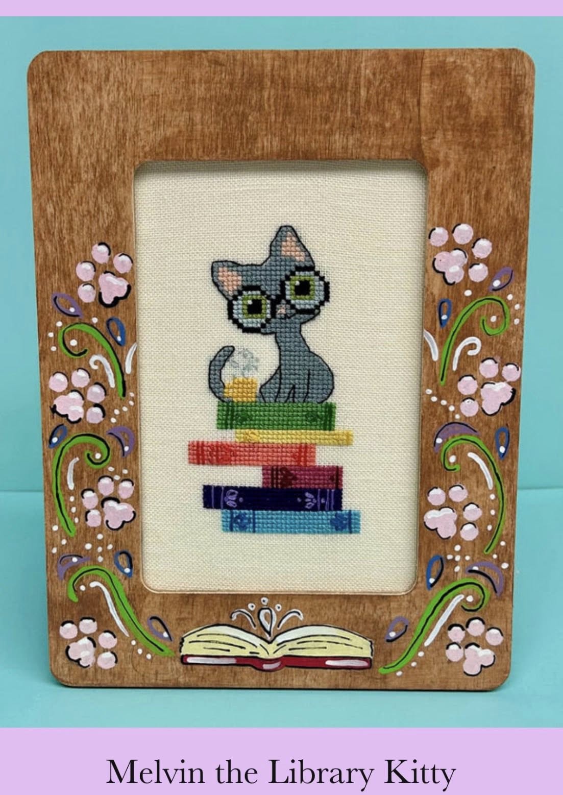 Melvin the Library Kitty | Stitchin' Kitten