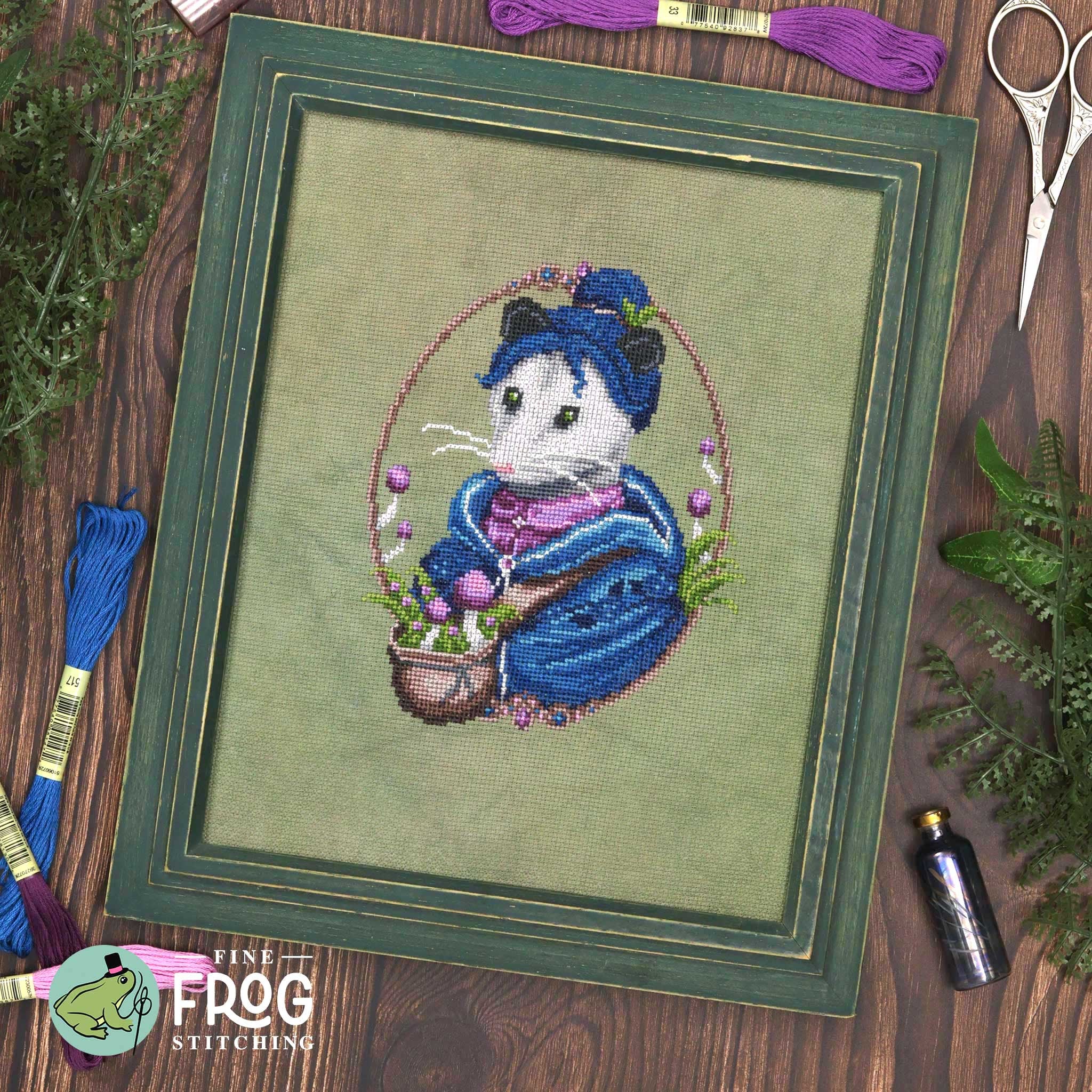 Opossum Forager | Fine Frog Stitching