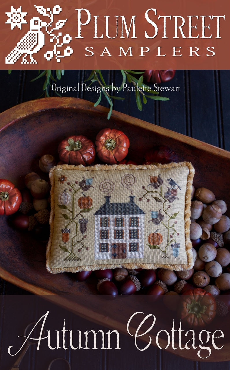 Autumn Cottage (#1134) | Plum Street Samplers