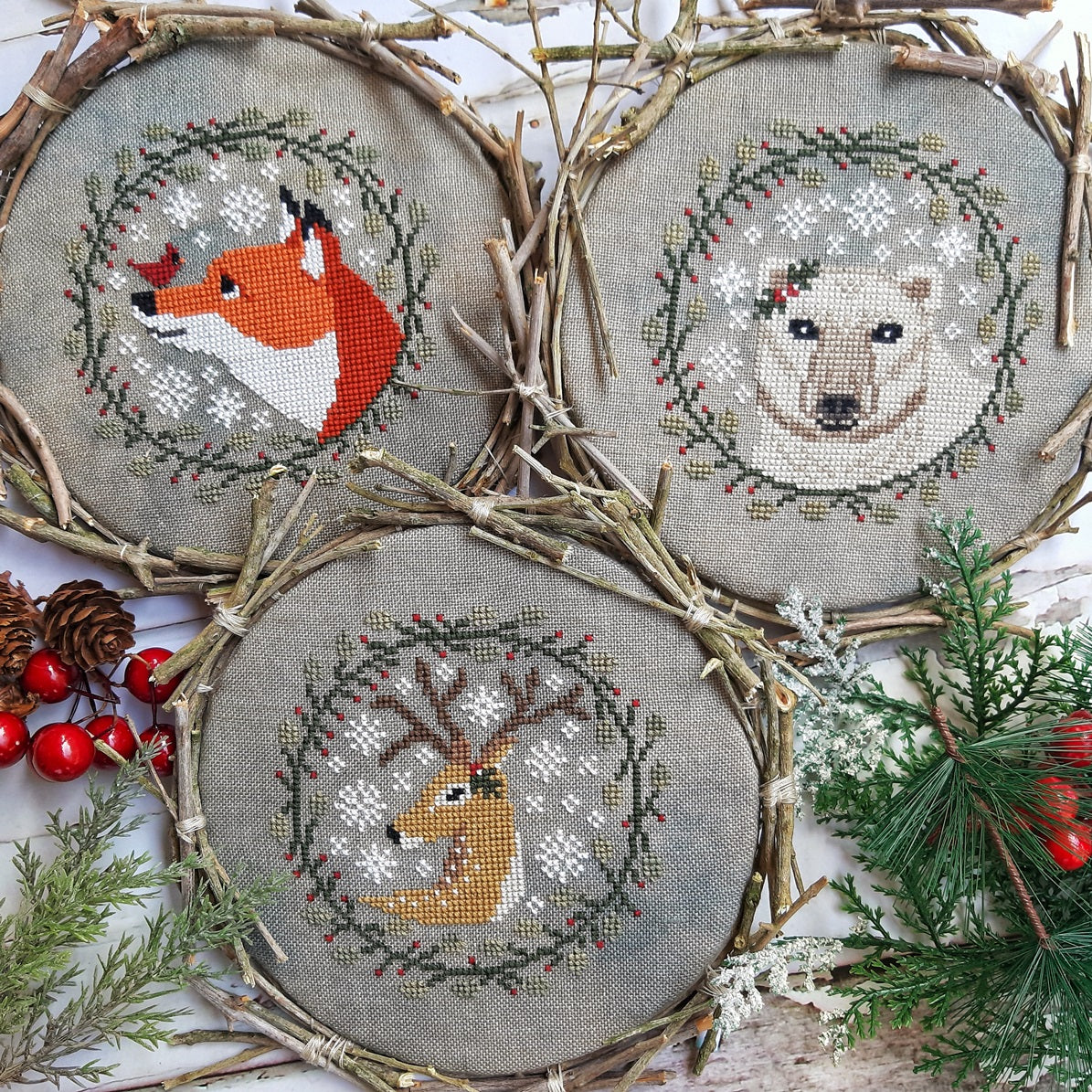 Winter Animals Trio 2024 | Puntini Puntini