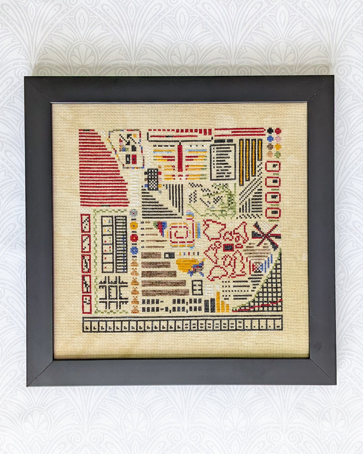 Data Portraits in Paris Deux | Shaded Stitchery