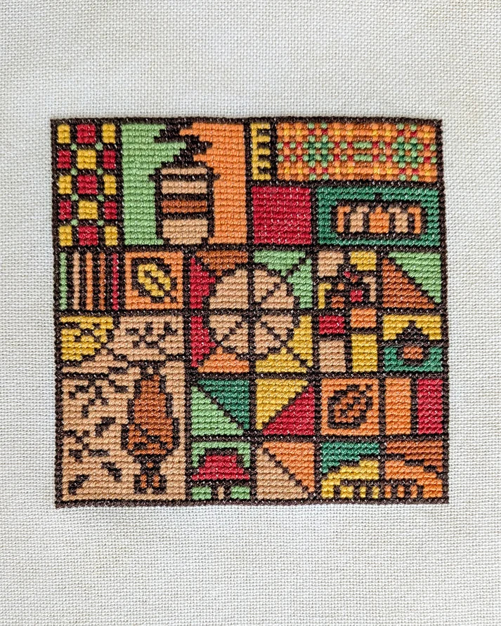 Fall Mosaic | Shaded Stitchery