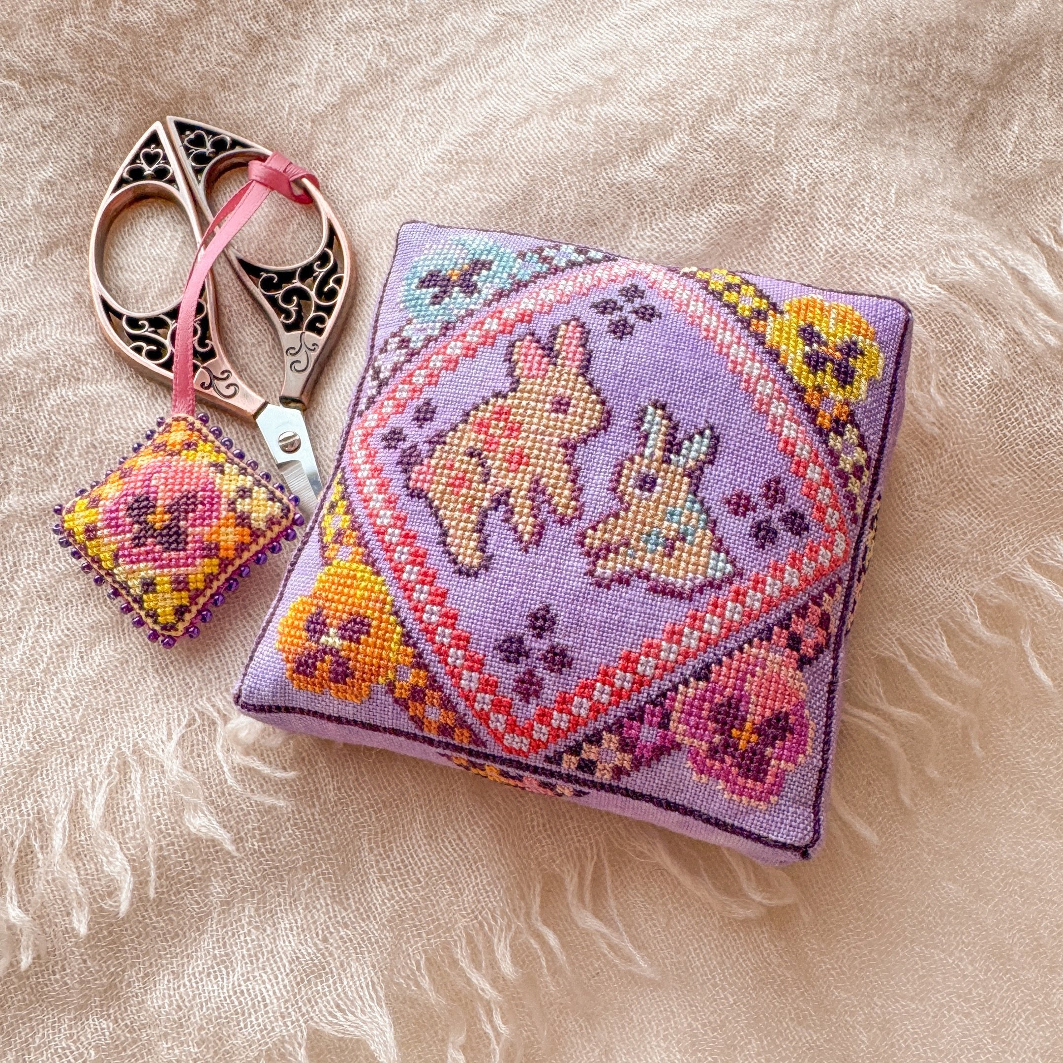 Pansy Picnic | JEDXstitch
