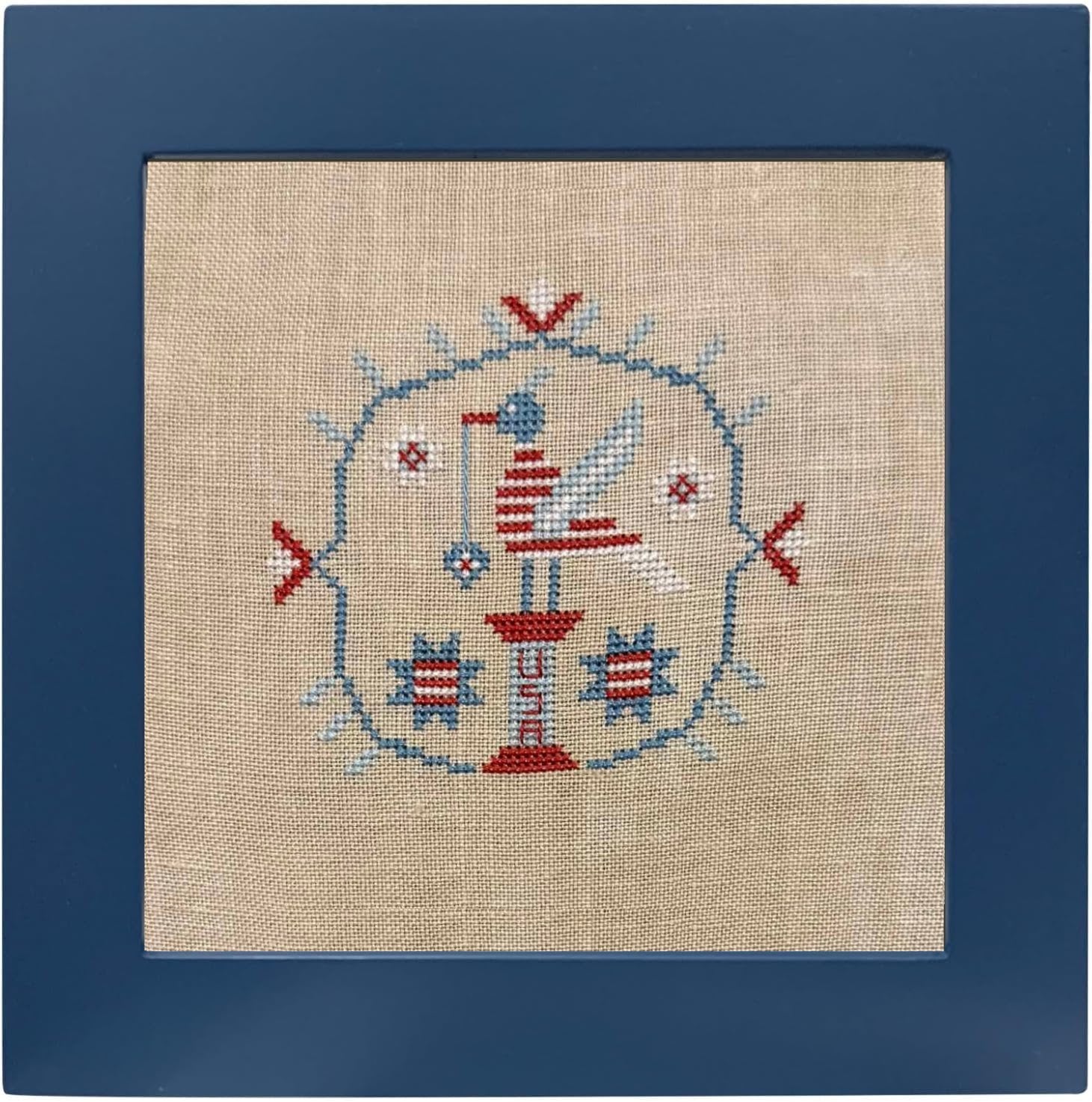 Patriotic Bird | The Spanish Stitcher