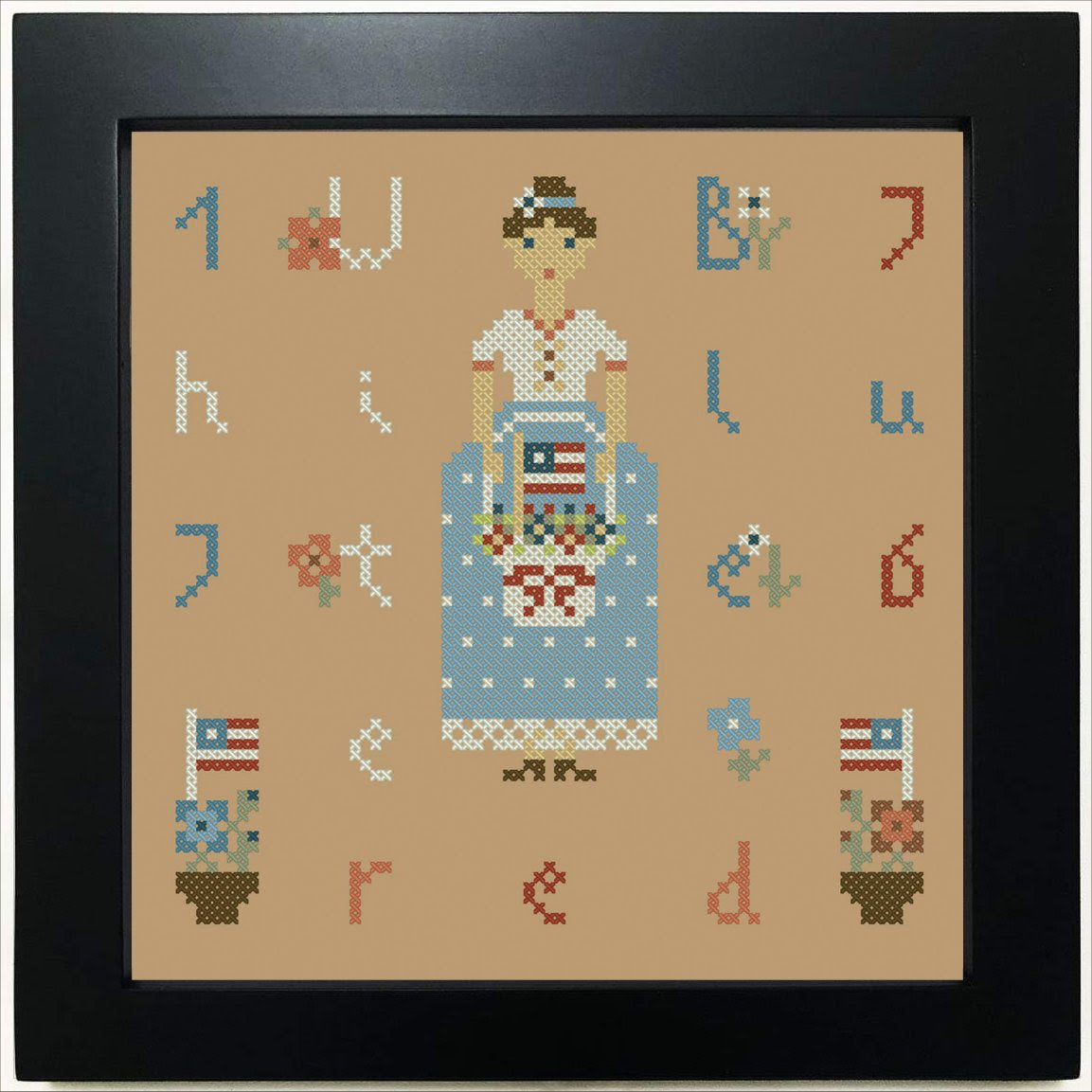 Patriotic Girl | Stitchy Princess