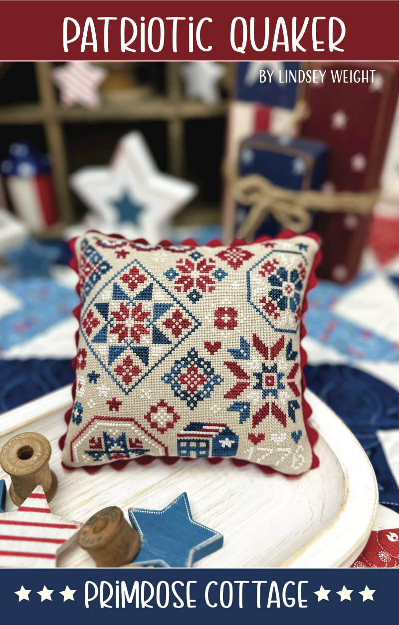 Patriotic Quaker (#248) | Primrose Cottage Stitches