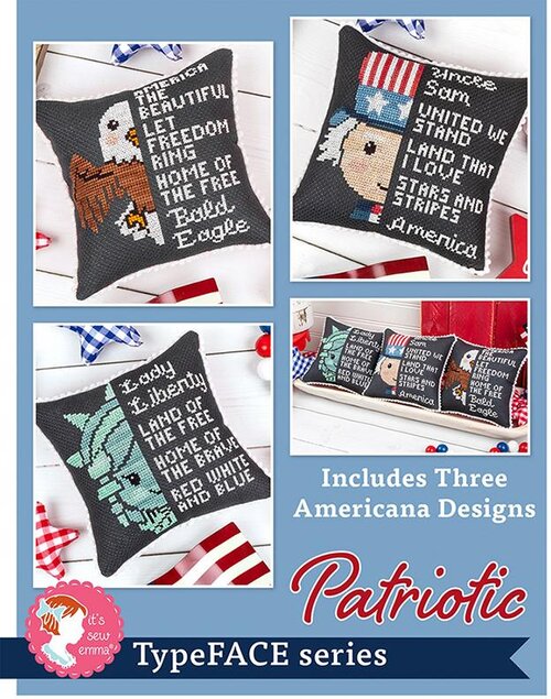 Patriotic Typeface |  It's Sew Emma