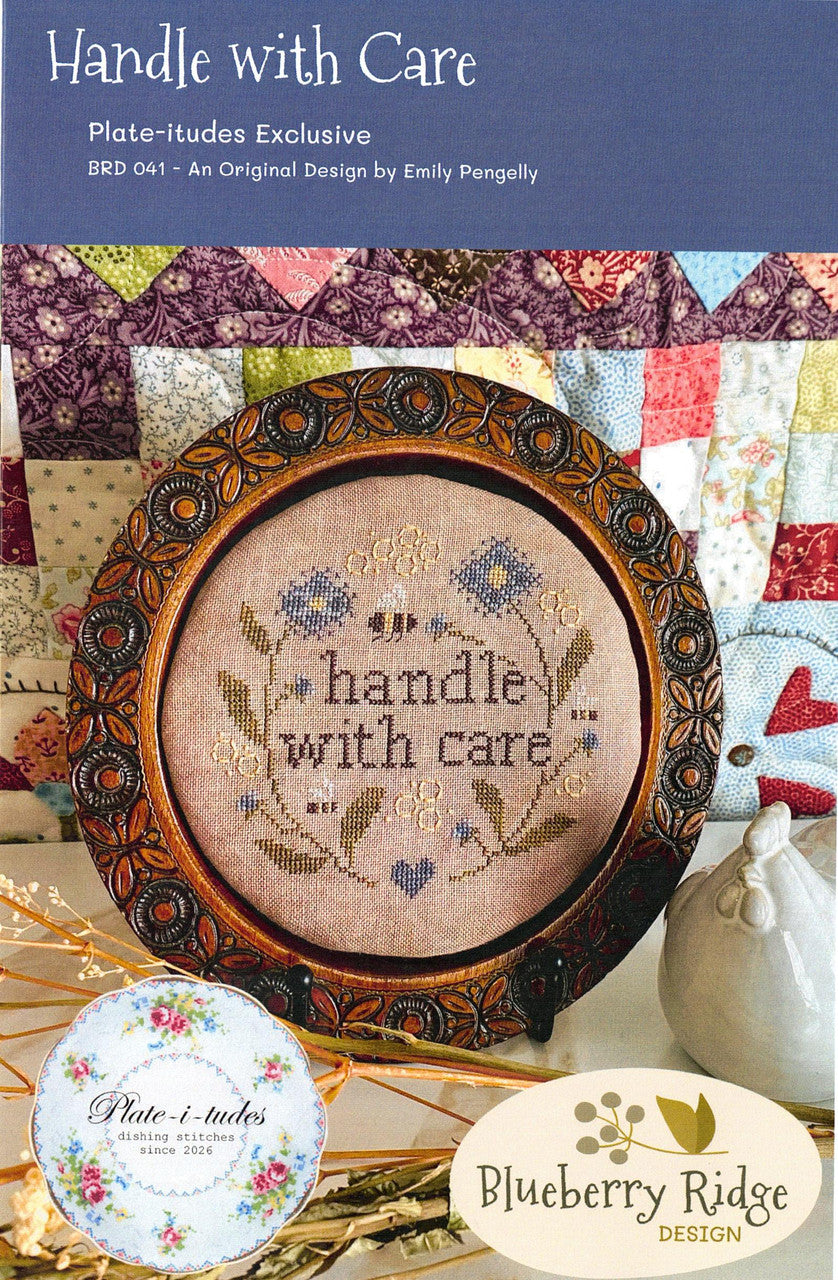 Plate-i-tude - Handle with Care | Blueberry Ridge Design