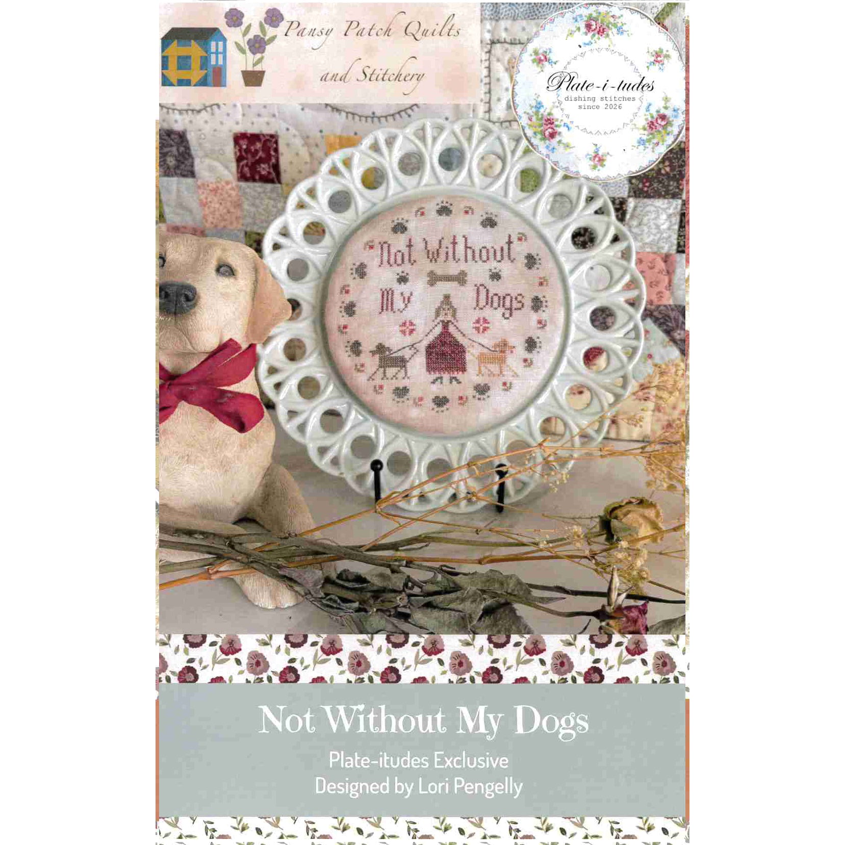 Plate-i-tude - Not Without My Dogs | Pansy Patch