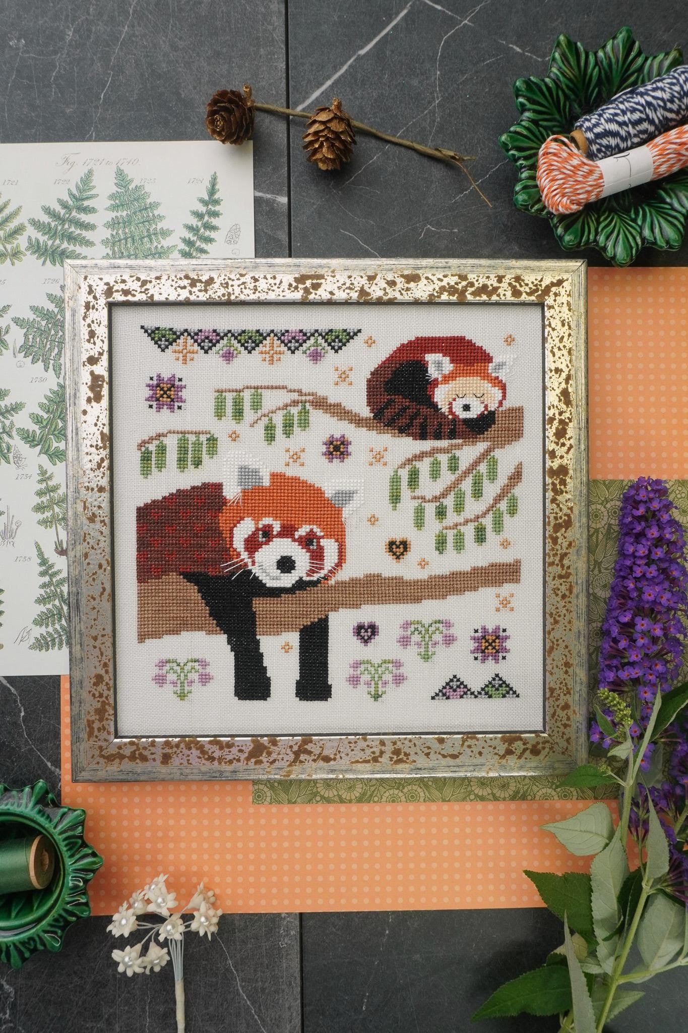Red Panda | Lindy Stitches Needleworks