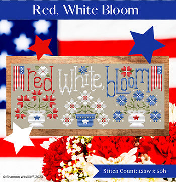 Red, White Bloom | Shannon Christine Designs