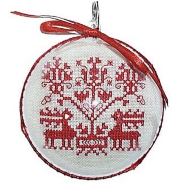 Redwork Christmas Ornament Kit | Praiseworthy Stitches