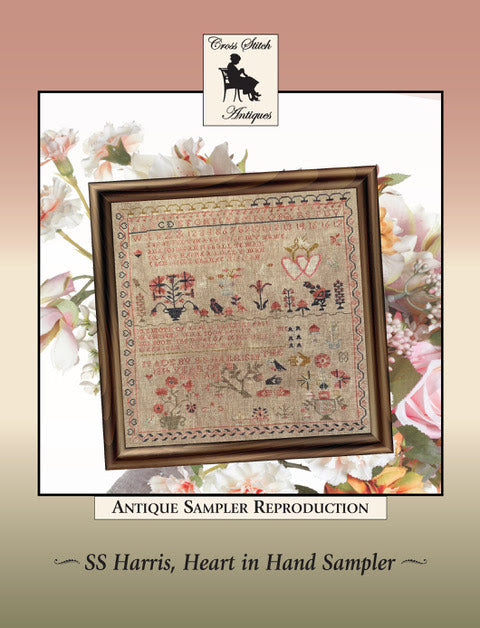 SS Harris, Heart in Hand Sampler | Cross Stitch Antiques