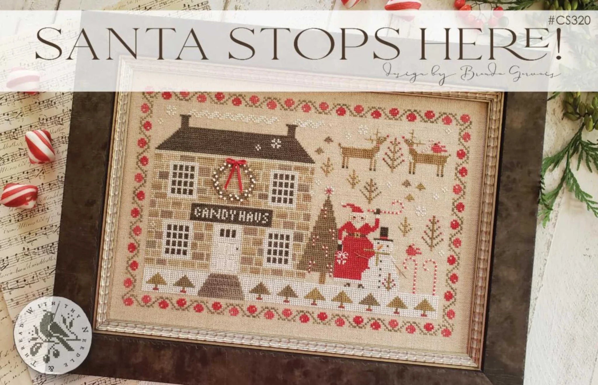 Santa Stops Here! | With Thy Needle & Thread