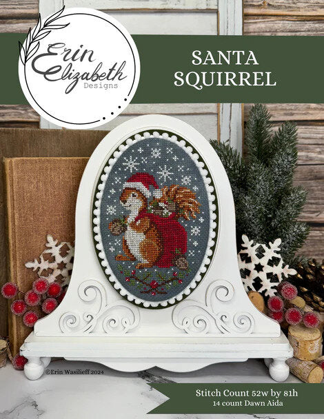 Santa Squirrel | Erin Elizabeth