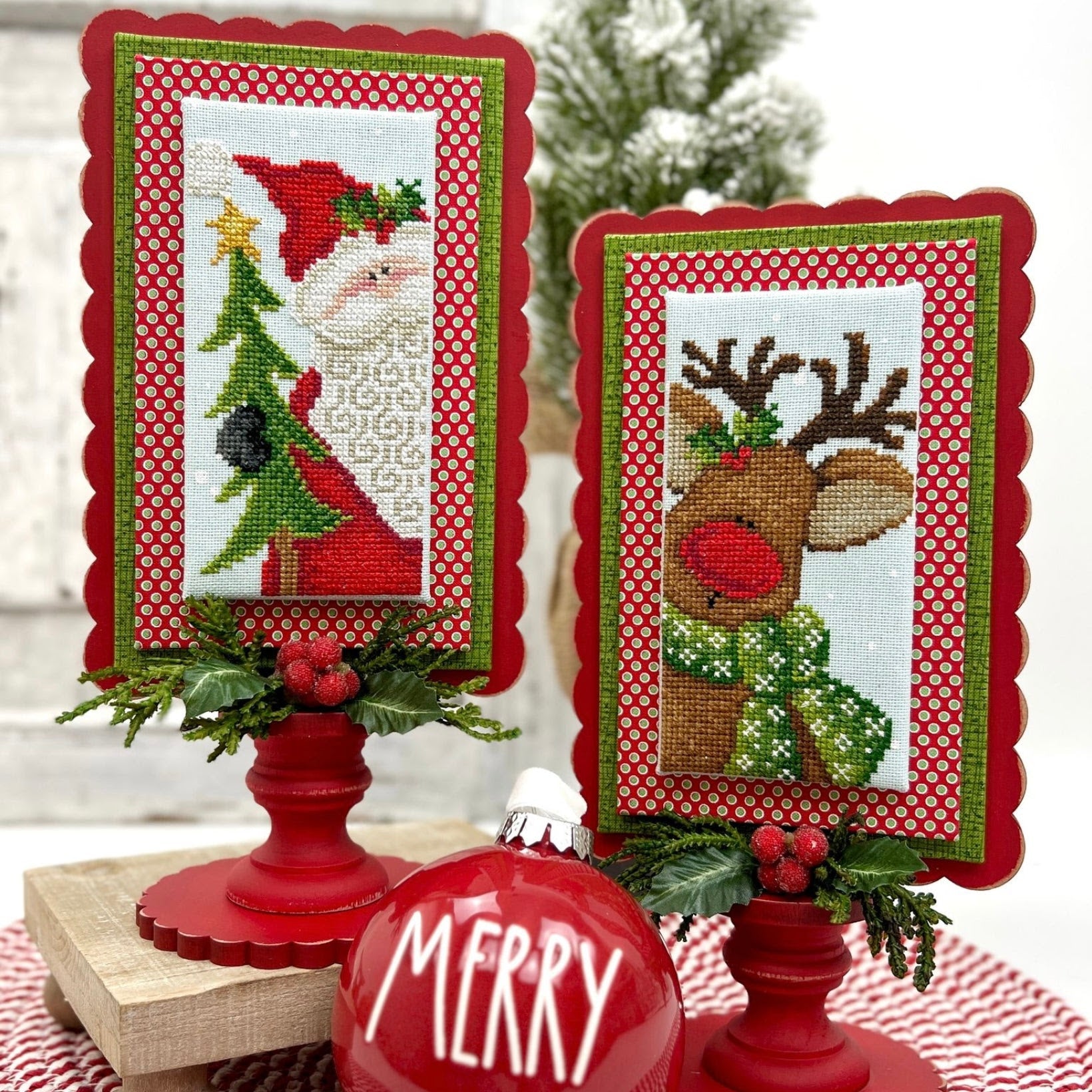 Santa and Rudolph | Dirty Annie's Southern Style