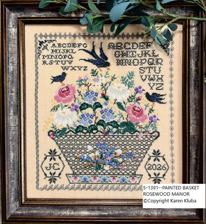Painted Basket | Rosewood Manor
