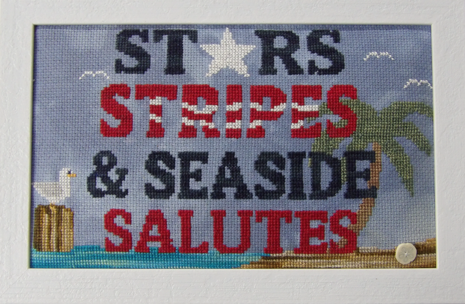 Seaside Salute | Barefoot Needleart
