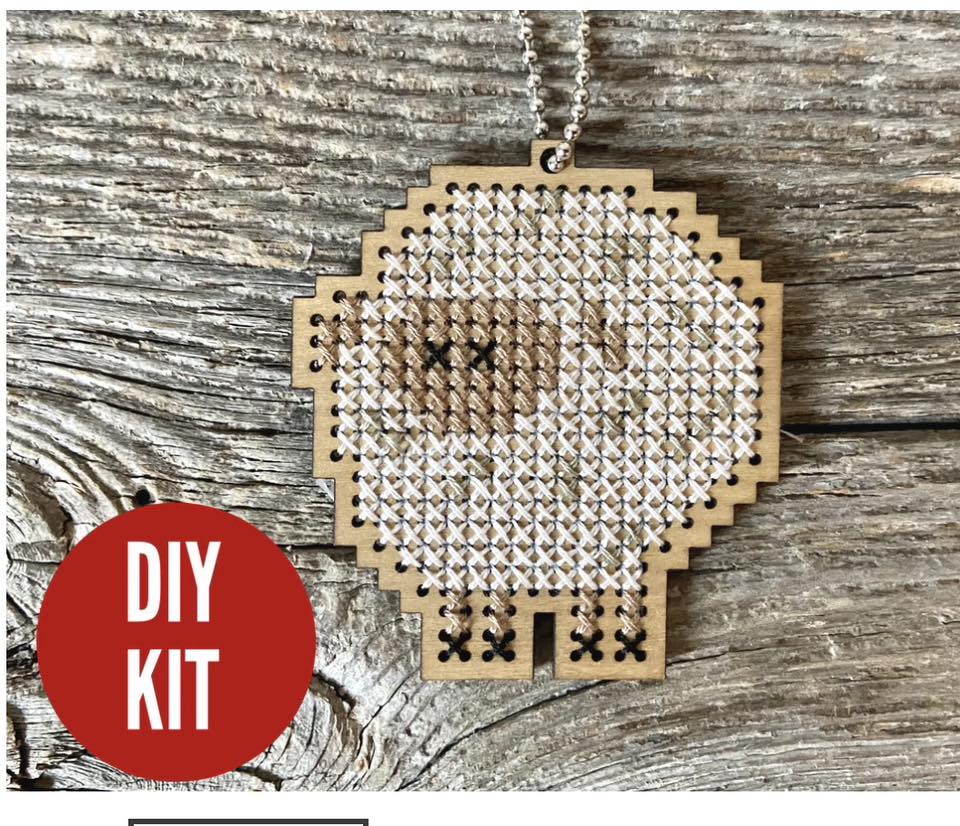 Sheep Key Chain Kit  | Canadian Stitchery