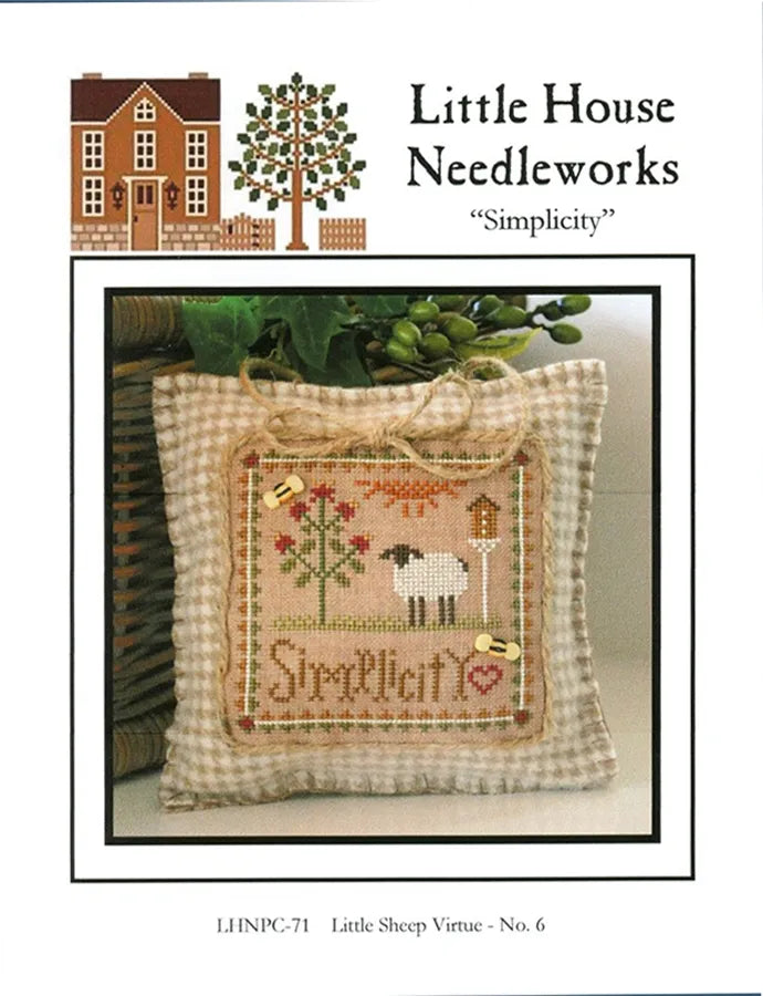 Little Sheep Virtues #6 Simplicity| (#644) Little House Needleworks